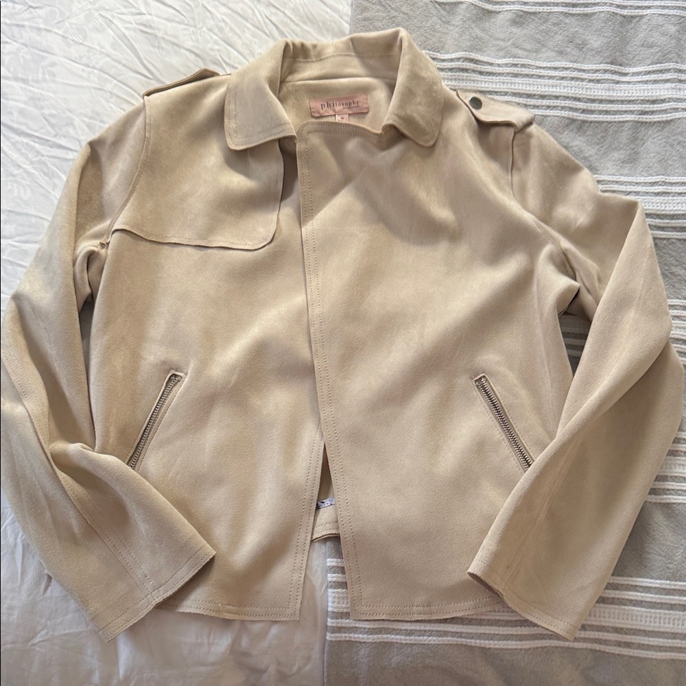 Philosophy Tan Utility Jacket